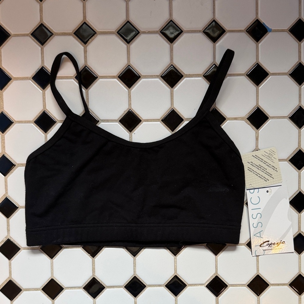 Capezio Women's Black Sports Bra Bralette